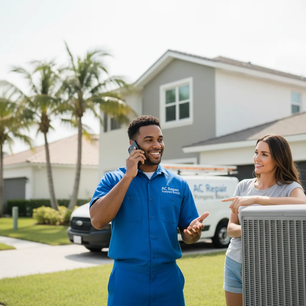 AC Repair Pompano Beach customer support in Levering